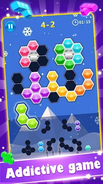 Block Gems: Block Puzzle Games (Блок драгоценные камни)  [МОД Много монет] Screenshot 3