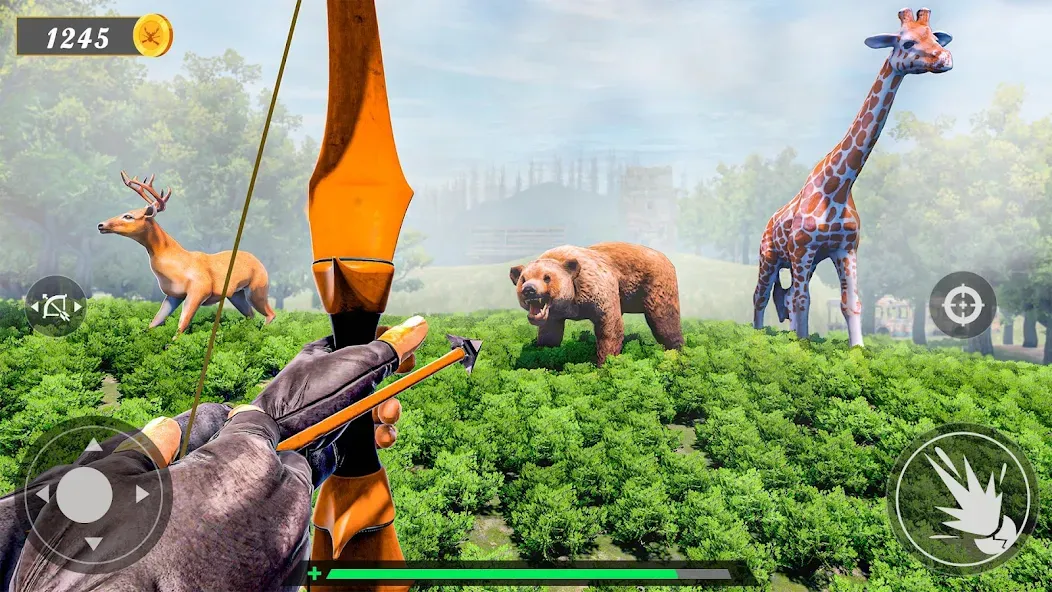 Animal Archery Hunting Games  [МОД Unlimited Money] Screenshot 3