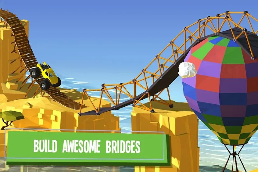 Build a Bridge!  [МОД Unlimited Money] Screenshot 2