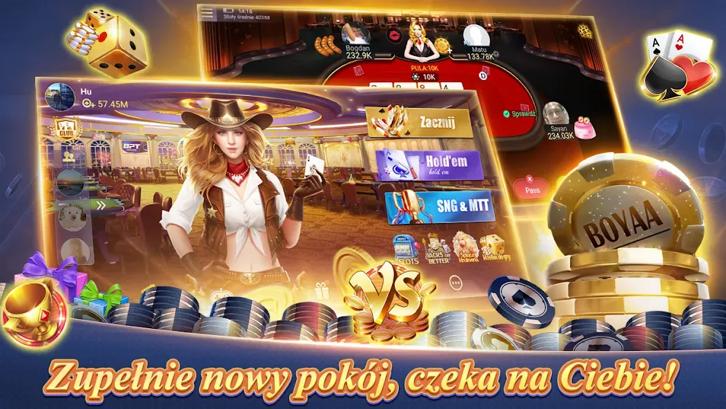 Texas Poker Polski  (Boyaa) (Техасский Покер Польский)  [МОД Mega Pack] Screenshot 3