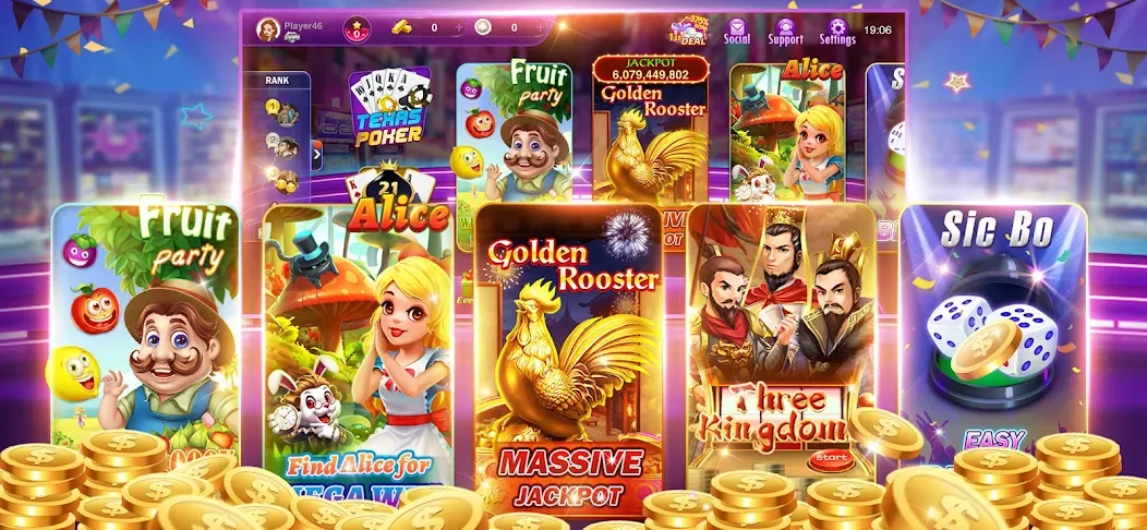 Happy Poker Slots (Хэппи Покер Слоты)  [МОД Меню] Screenshot 3