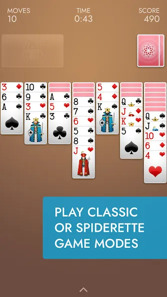 Spider Solitaire  [МОД Много монет] Screenshot 5