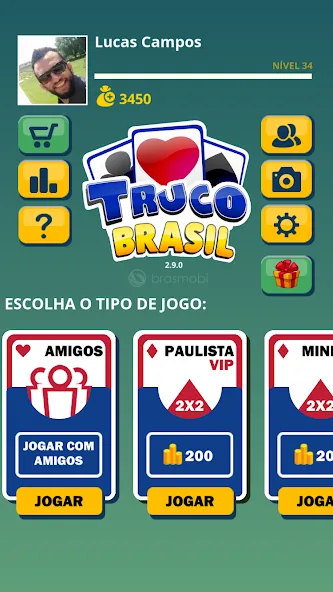 Truco Brasil - Truco online (Труко Бразиль)  [МОД Много денег] Screenshot 1