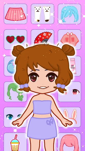 Doll Dress Up: Makeup Games (Долл Дресс Ап)  [МОД Unlimited Money] Screenshot 2