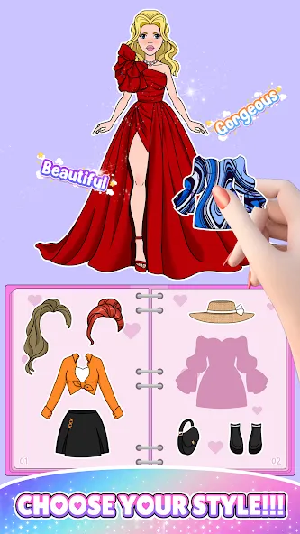 Paper Doll: Fashion Dress Up (Свит Пейпер Долл)  [МОД Все открыто] Screenshot 5