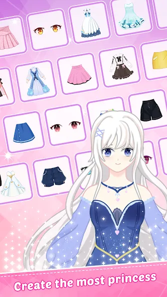 Princess Dress Up - Sweet Doll (Принцесса нарядиться)  [МОД Все открыто] Screenshot 4