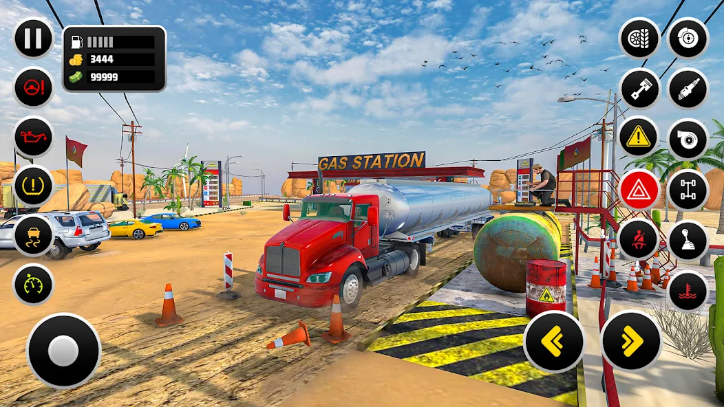 Gas Station Simulator Games  [МОД Много монет] Screenshot 1