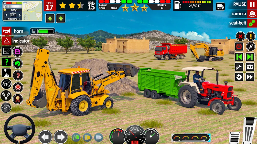 Indian Tractor Game Farming 3D  [МОД Mega Pack] Screenshot 2