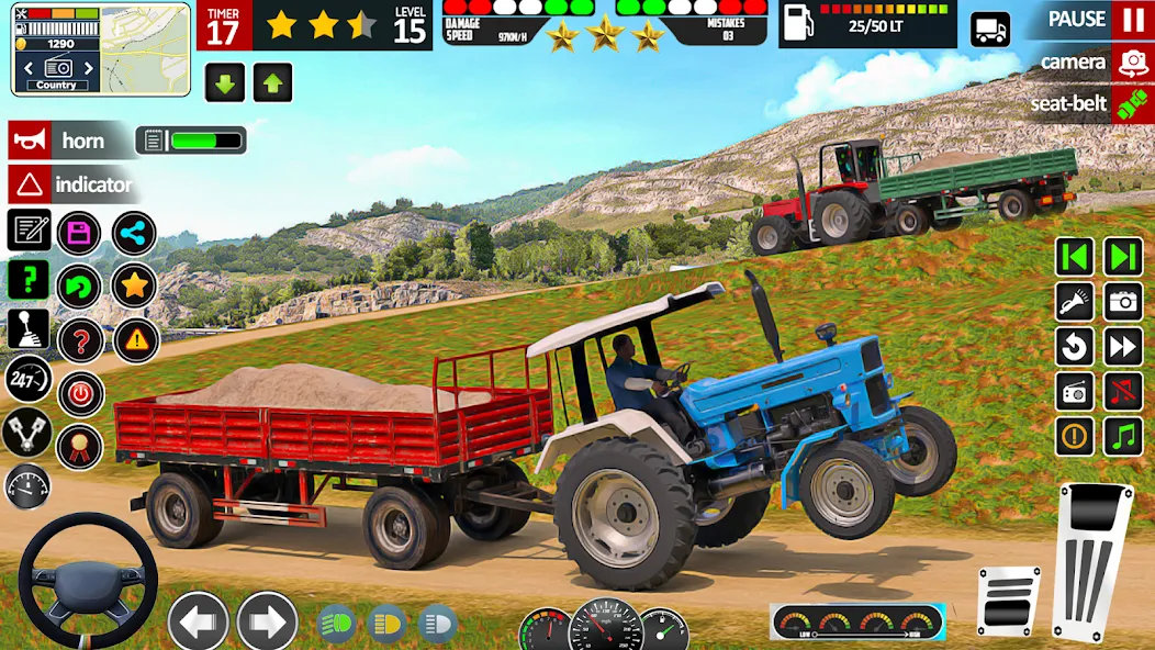 Indian Tractor Game Farming 3D  [МОД Mega Pack] Screenshot 3