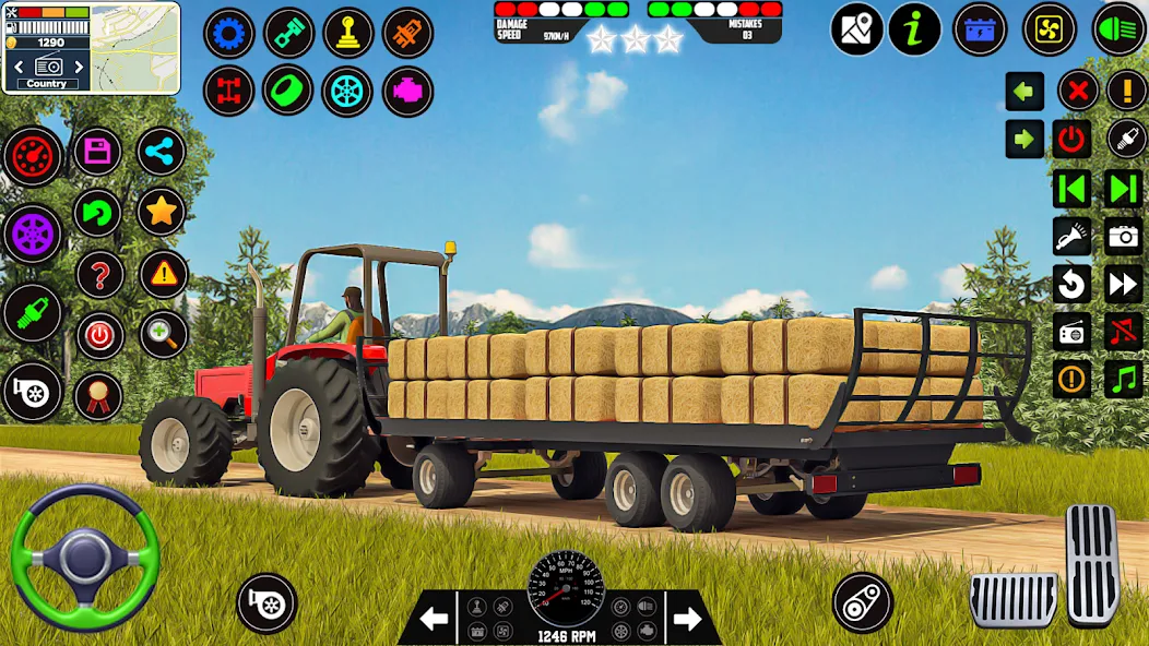 Indian Tractor Game Farming 3D  [МОД Mega Pack] Screenshot 4