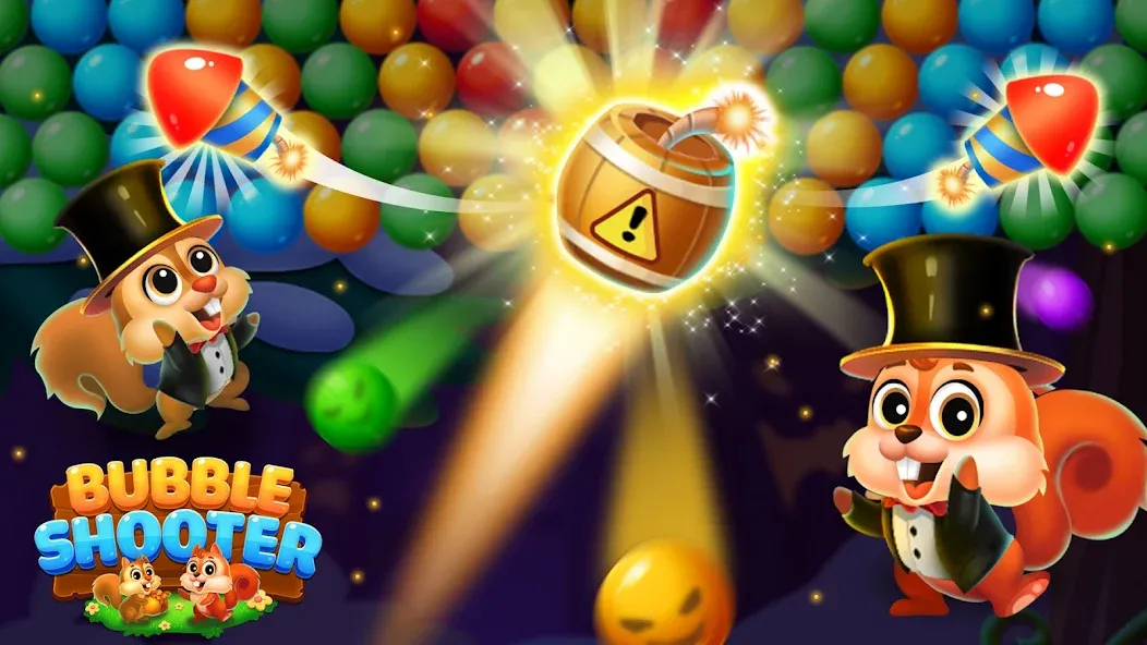 Bubble Shooter Rescue (Бабл Шутер Рескью)  [МОД Много монет] Screenshot 2