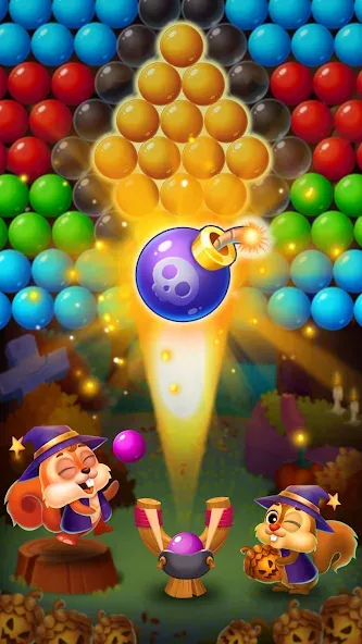 Bubble Shooter Rescue (Бабл Шутер Рескью)  [МОД Много монет] Screenshot 5