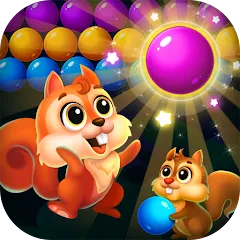 Скачать взлом Bubble Shooter Rescue (Бабл Шутер Рескью)  [МОД Много монет] на Андроид