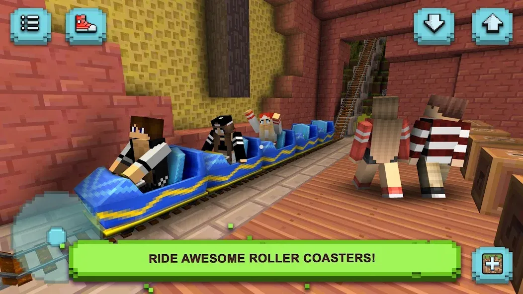 Theme Park Craft: Build & Ride  [МОД Unlimited Money] Screenshot 3
