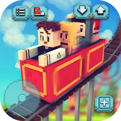 Скачать взлом Theme Park Craft: Build & Ride [МОД Unlimited Money] на Андроид