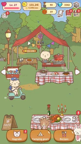 Animal Camping: Idle Camp (Анимал Кемпинг)  [МОД Unlimited Money] Screenshot 5