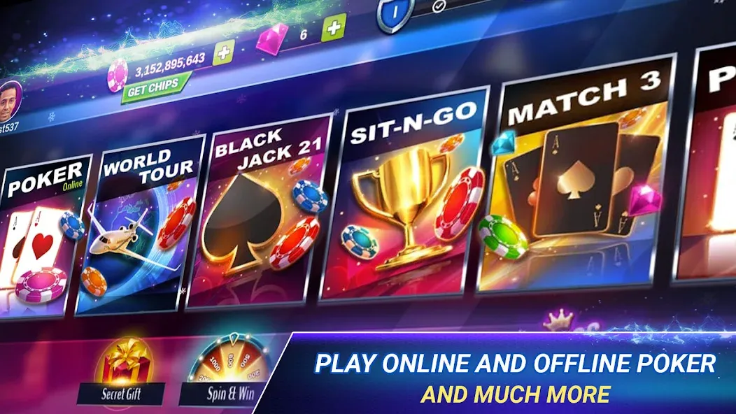 Poker Zmist - Offline & Online (Покер Змст)  [МОД Unlocked] Screenshot 2