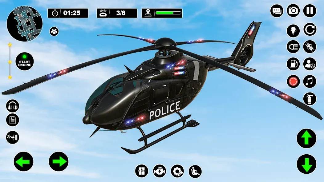 Police Helicopter Chase Game  [МОД Бесконечные деньги] Screenshot 5