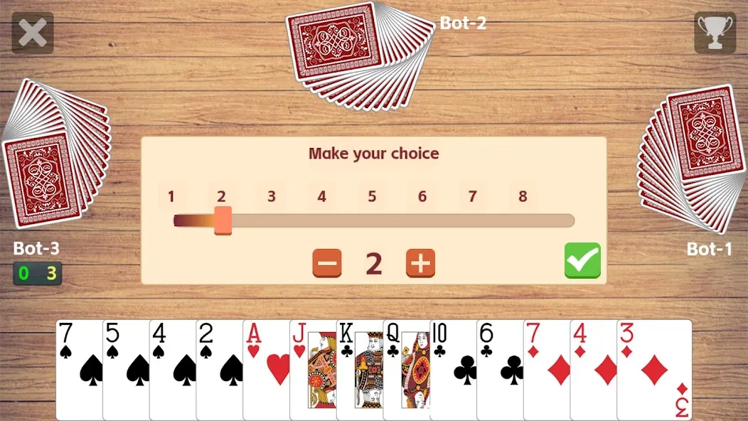 Callbreak League - Card Game (Колбрик Лига)  [МОД Меню] Screenshot 4