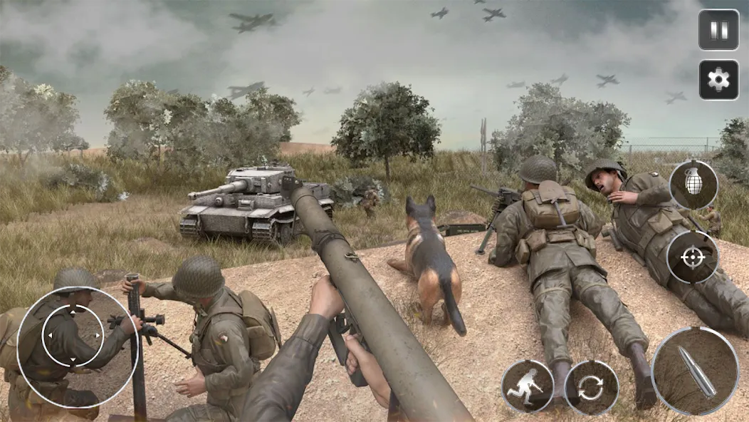 Call Of Courage : WW2 Shooting  [МОД Много денег] Screenshot 3