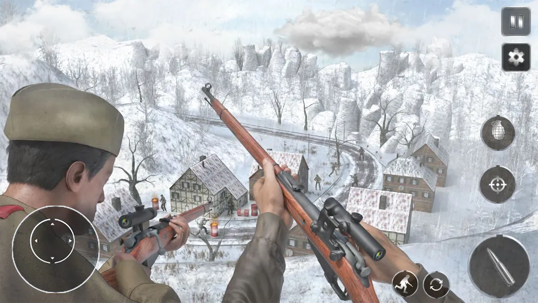 Call Of Courage : WW2 Shooting  [МОД Много денег] Screenshot 4