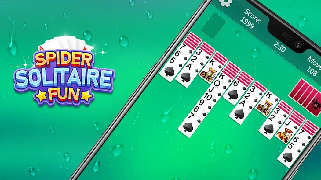 Spider Solitaire Fun (Спайдер Солитер Фан)  [МОД Unlimited Money] Screenshot 3