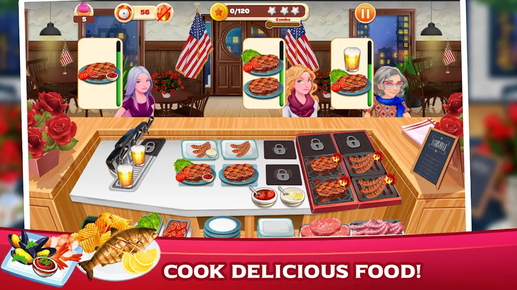 Cooking Mastery: Kitchen games  [МОД Бесконечные деньги] Screenshot 3