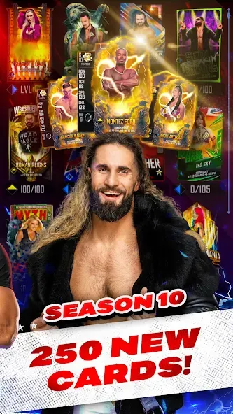 WWE SuperCard - Battle Cards (ВВЕ СуперКард)  [МОД Бесконечные монеты] Screenshot 2