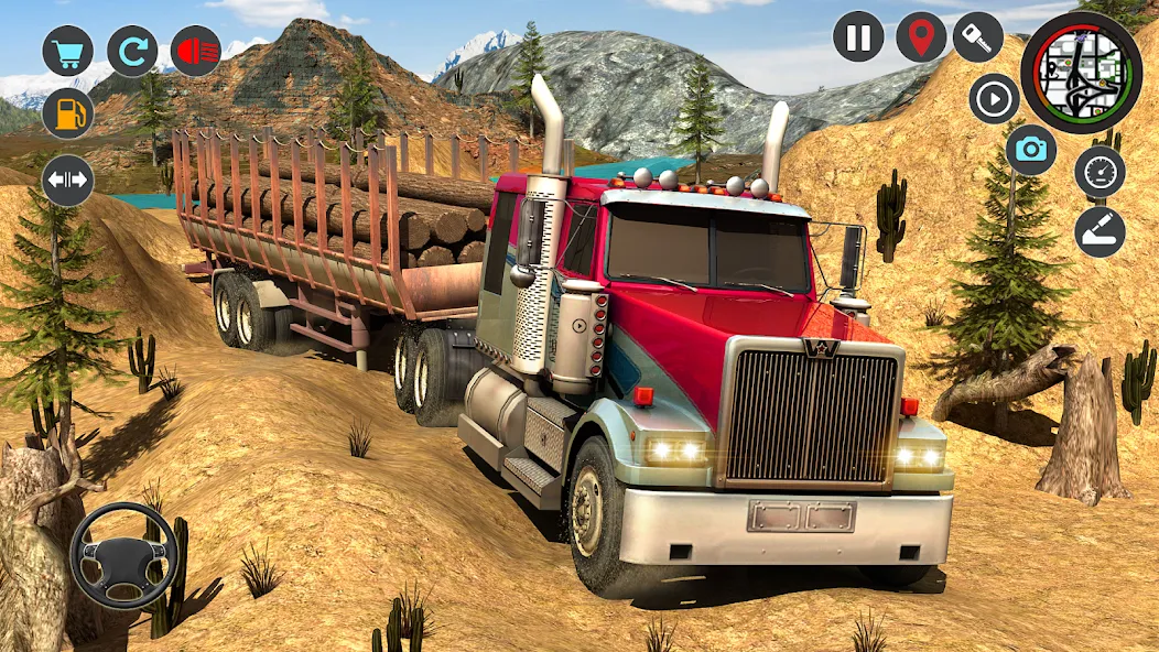 Transport Simulator Truck Game  [МОД Меню] Screenshot 1