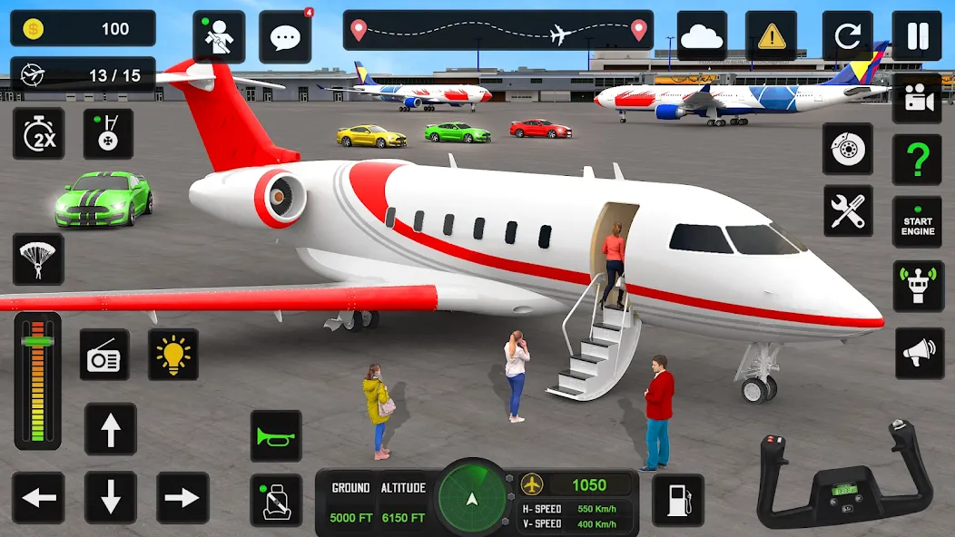 City Pilot Cargo Plane Games (Сити Пилот Карго Плейн Геймс)  [МОД Много денег] Screenshot 2