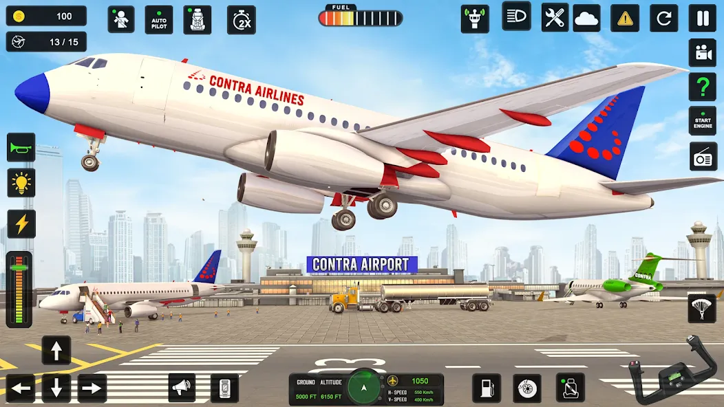 City Pilot Cargo Plane Games (Сити Пилот Карго Плейн Геймс)  [МОД Много денег] Screenshot 4