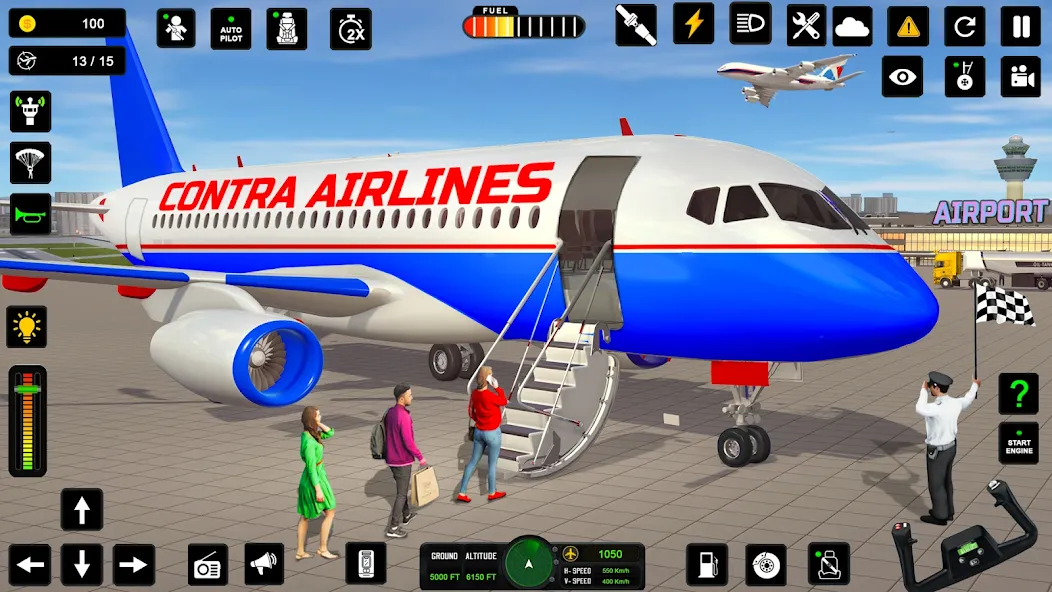 City Pilot Cargo Plane Games (Сити Пилот Карго Плейн Геймс)  [МОД Много денег] Screenshot 5