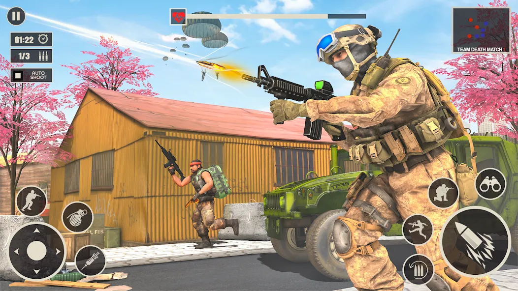 Offline War Shooting Games 3D  [МОД Меню] Screenshot 1