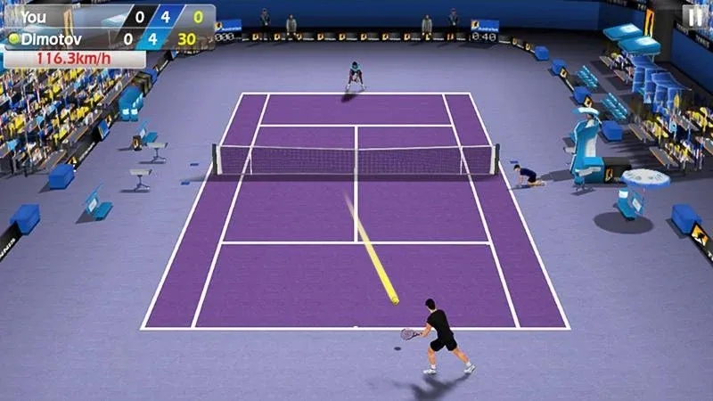 3D Tennis  [МОД Меню] Screenshot 4