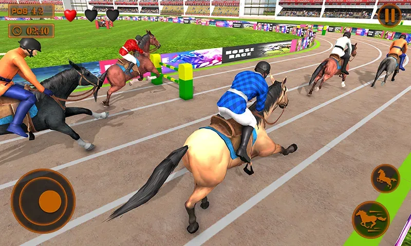 Mounted Horse Racing Games  [МОД Меню] Screenshot 4