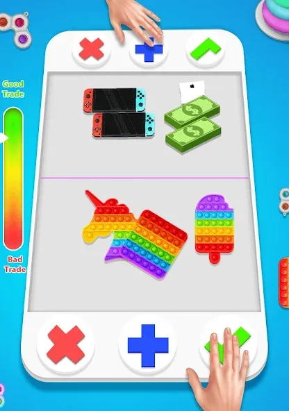 fidget trading: trade toys 3D (фиджет трейдинг)  [МОД Все открыто] Screenshot 3