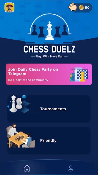 Chess Duelz - An esports app (Шахматный Дуэльз)  [МОД Menu] Screenshot 1