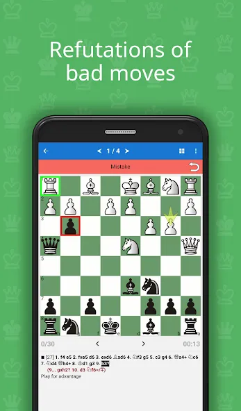 Chess Opening Lab (1400-2000)  [МОД Меню] Screenshot 2