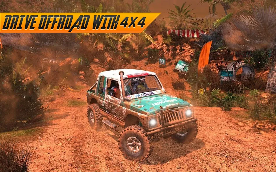 Offroad Jeep Driving Simulator  [МОД Все открыто] Screenshot 3