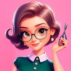 Скачать взлом Beauty Tycoon: Hair Salon Game (Бьюти Тайкун) [МОД Много монет] на Андроид