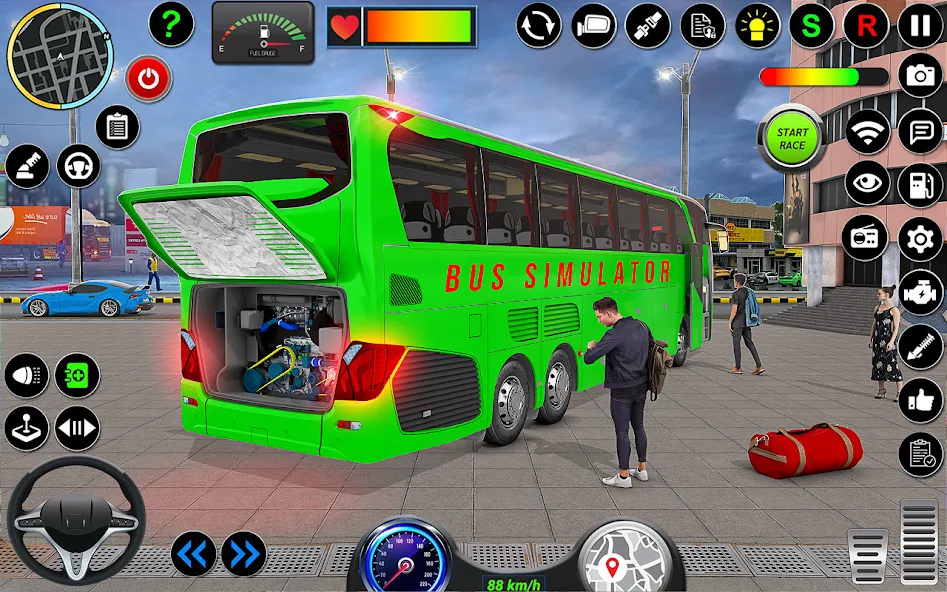 City Bus Simulator 3D Bus Game (Симулятор городского автобуса 3D  игра   )  [МОД Много монет] Screenshot 2