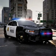 Скачать взлом Police Car Simulator 2023 (Полицейский симулятор автомобиля 2023) [МОД Много монет] на Андроид