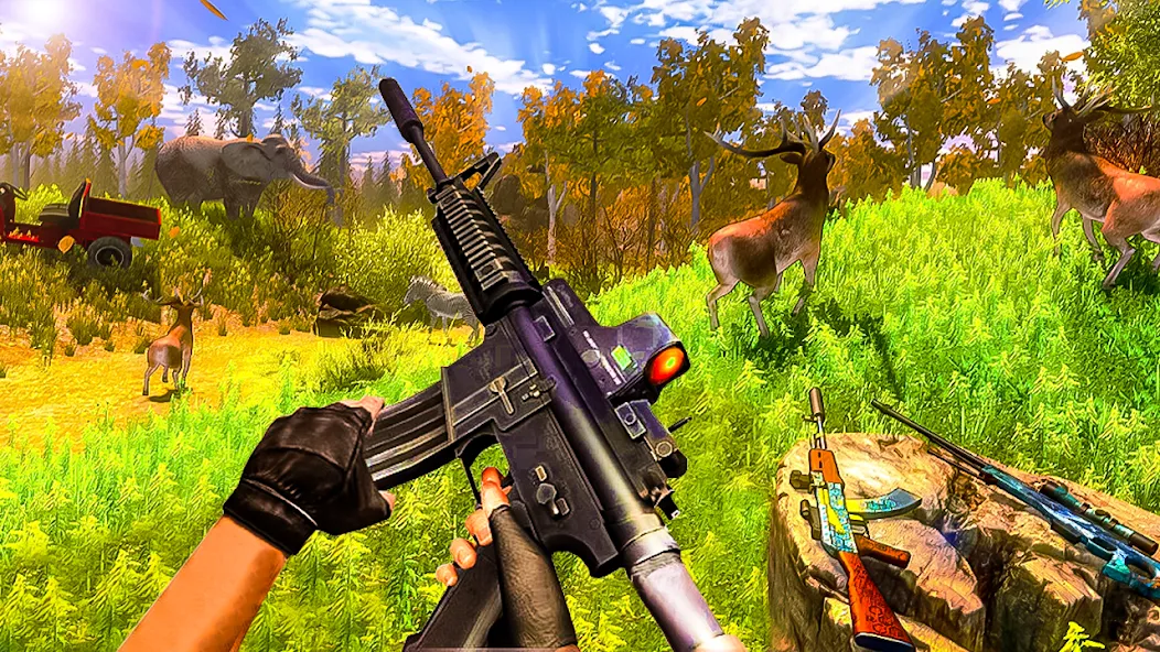 Animal Hunting -Shooting Games (Энимал Хантинг)  [МОД Меню] Screenshot 2