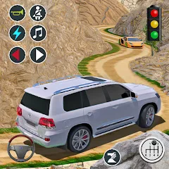 Скачать взлом Mountain Climb 4x4 Car Games (Маунтин Клайм 4х4 игры на машинах)  [МОД Бесконечные монеты] на Андроид