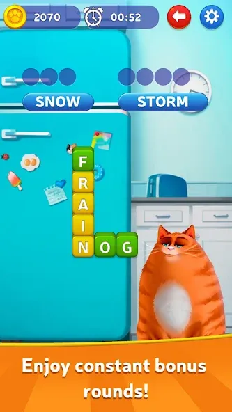 Kitty Scramble: Word Game  [МОД Все открыто] Screenshot 3