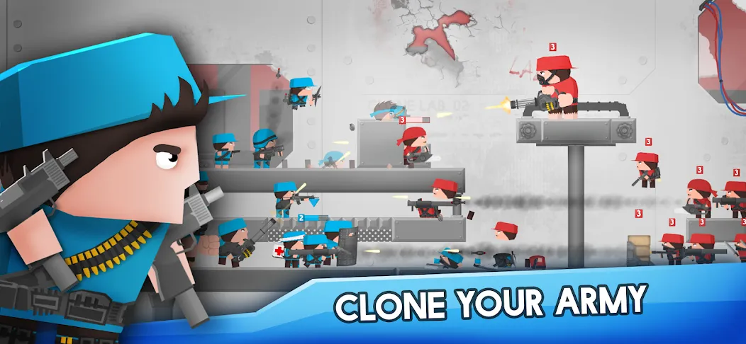 Clone Armies: Battle Game (Клоун армии)  [МОД Menu] Screenshot 1