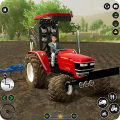 Скачать взлом US Tractor Farming Games 3d [МОД Menu] на Андроид