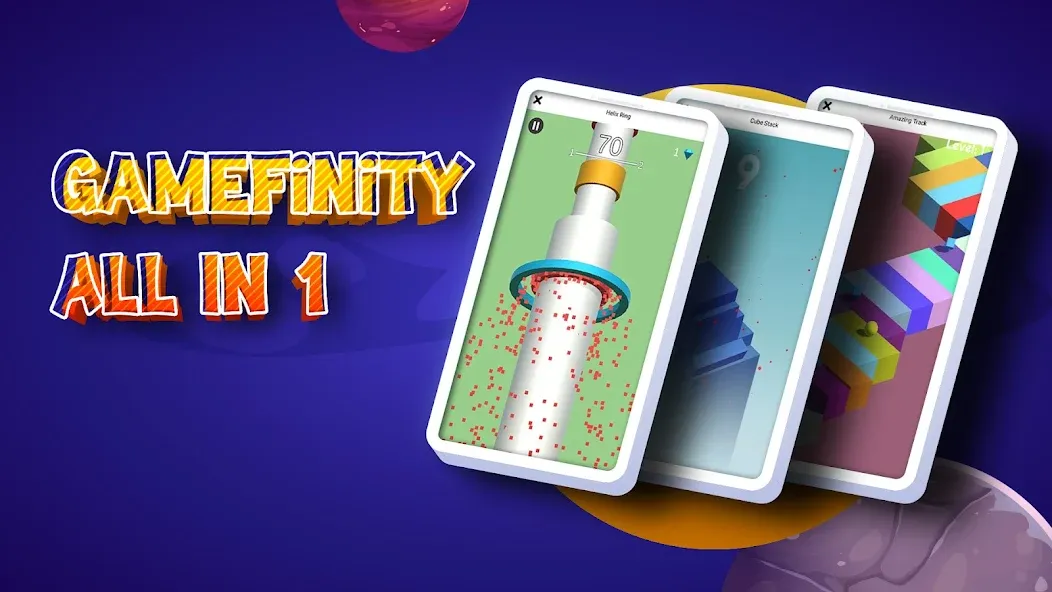 GameFinity: Arcade Mini games  [МОД Бесконечные деньги] Screenshot 1