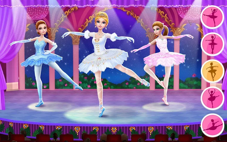 Pretty Ballerina - Girl Game  [МОД Бесконечные монеты] Screenshot 1