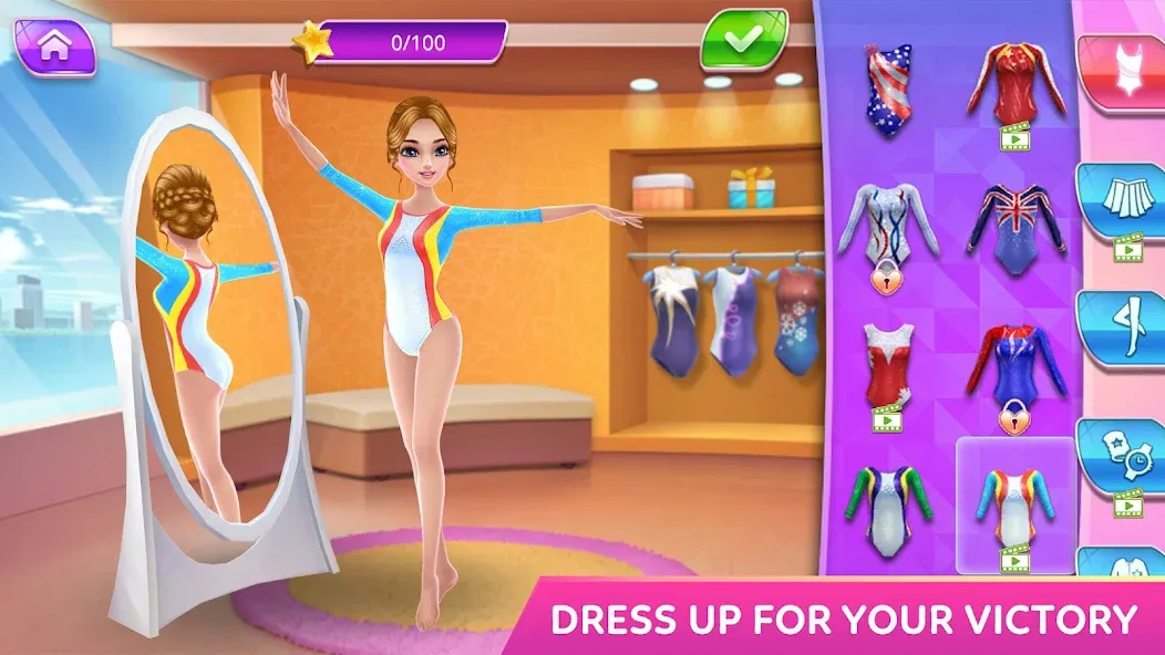 Gymnastics Superstar Star Girl  [МОД Menu] Screenshot 1